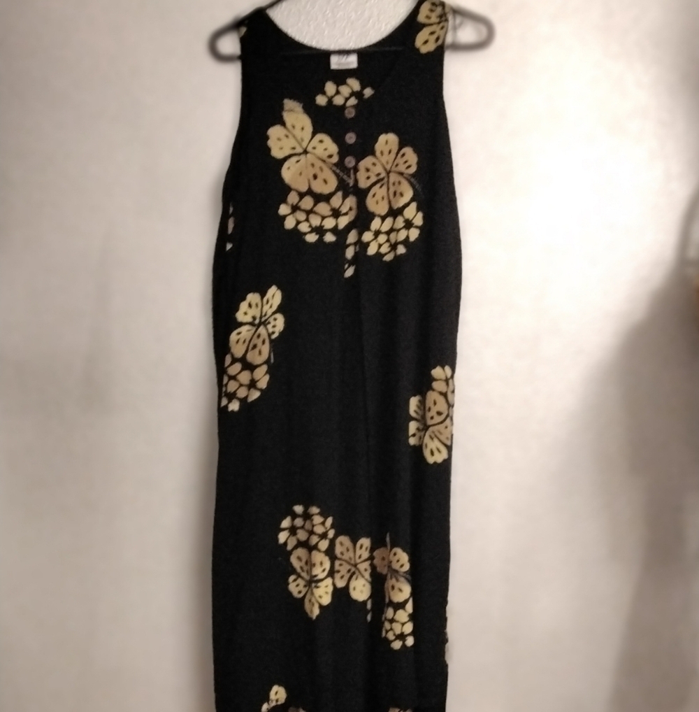 Young Fashion Women's Tropical Inspired Printed Dress   Size L
